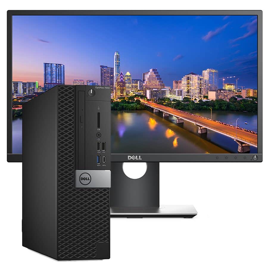 Dell computer 7050 SFF + Monitor Dell P2217H Dell computer 7050 SFF + Monitor Dell P2217H